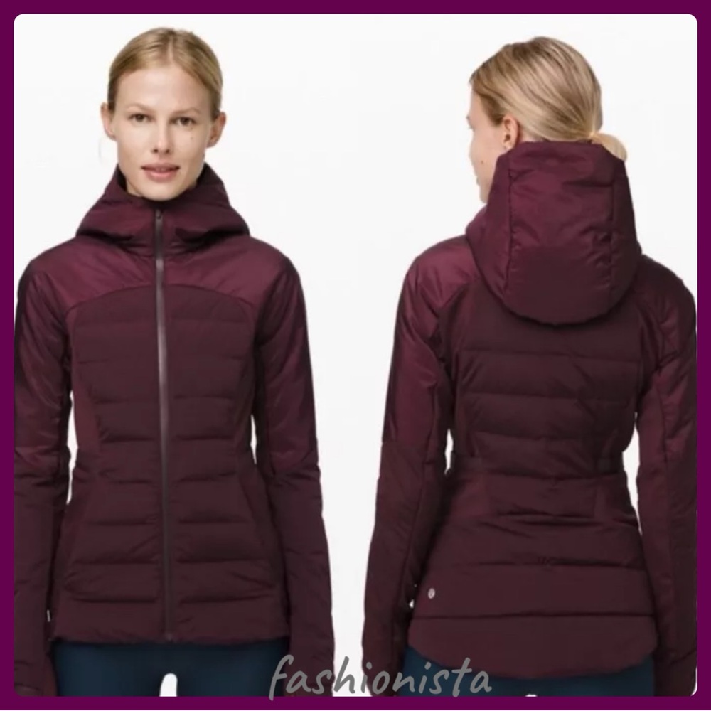 Lululemon Down For It All Puffer Jacket Casis Size 6
